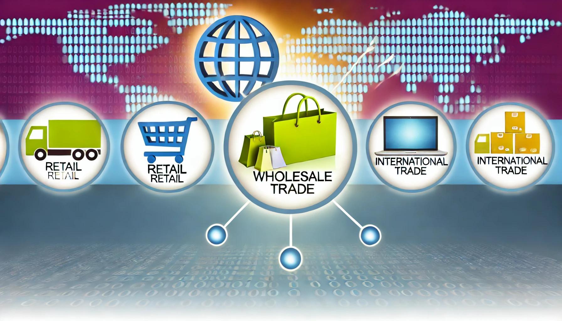 Types of Trade: An Overview of Retail, Wholesale, Electronic, and International Trade